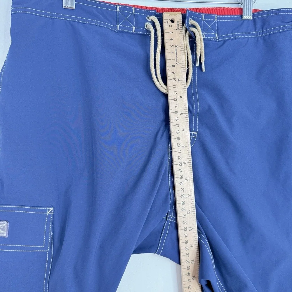 Polo Ralph Lauren Mens Navy Blue Cargo Swim Trunks Board Shorts Pony Logo XL